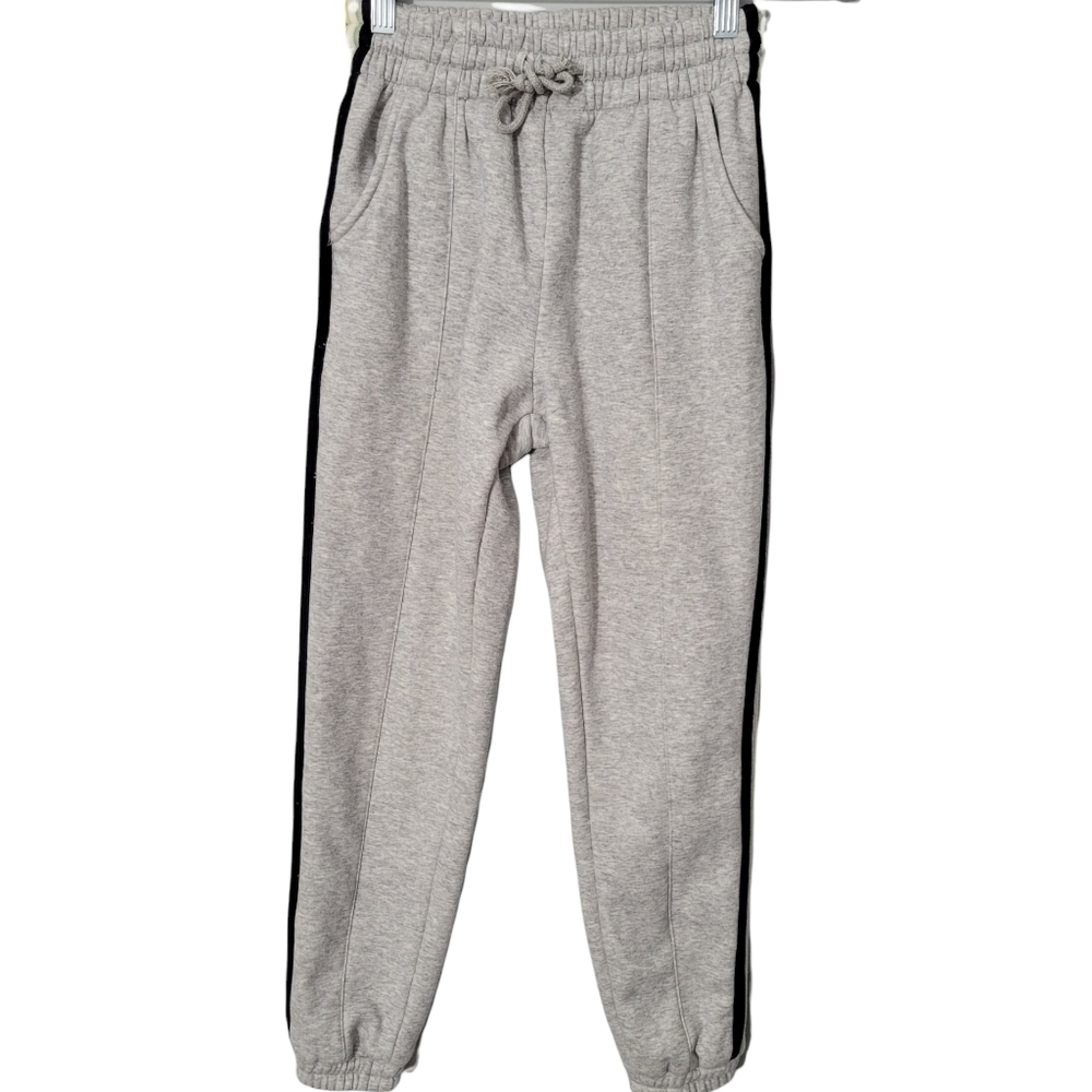 Whiteroom+Cactus Heathered Gray Side Stripe Jogger Sweatpants